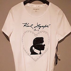 Women's Karl Lagerfeld Paris Tee Sz.XL